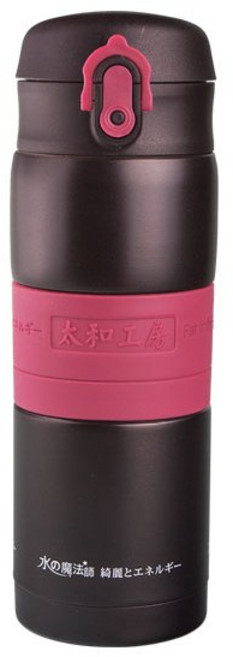 太和工房 SUS316 不鏽鋼 保溫瓶 350ml/450ml, 黑紅色, 1個, 350L