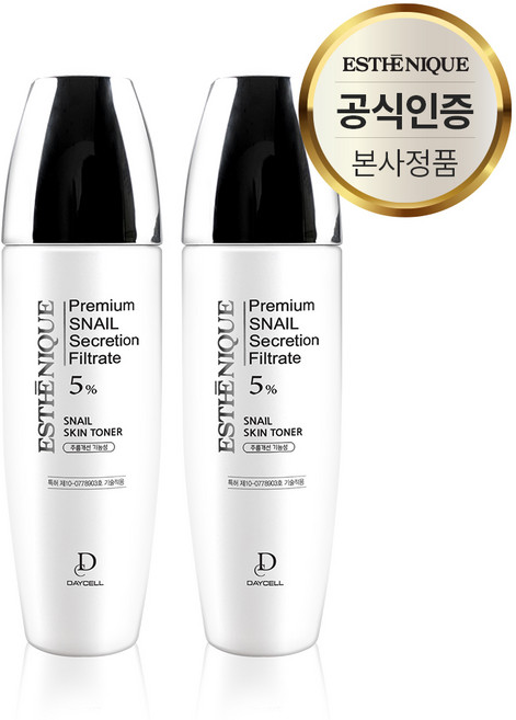 데이셀 에스테니끄 주름개선 탄력 노화방지 고수분 영양공급 달팽이 스킨 토너 150ml, 2개