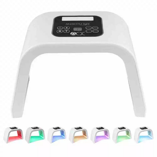 LED 피부관리실 기계 채광 스펙트럼계 돔 얼굴 램프 피부과 얼굴 관리기, B. 7색 분광계