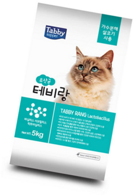짱이상회 테비 테비랑 유산균 5kg, 1개, 가수분해닭