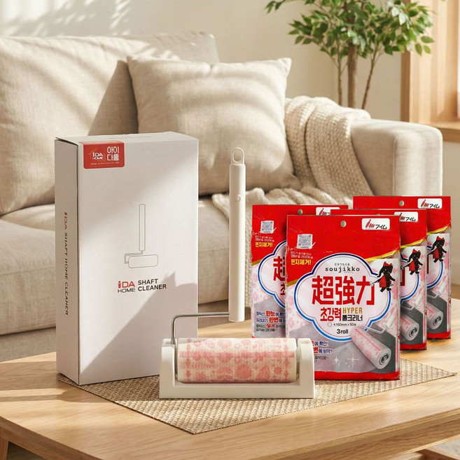 소지코 테이프크리너 트레이본체+하이퍼리필(R50), 1세트