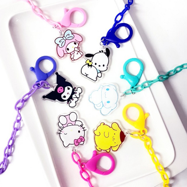 캐릭터즈 파스텔 고리형 마스크스트랩 마스크줄 개별포장