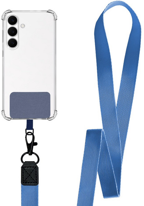 더조은셀러 스퀘어태그 스트랩 줄 에어범퍼 목걸이 케이스