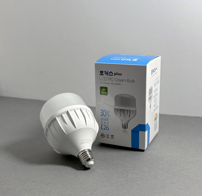 씨에프몰 전구 LED 20w 30w 40w 50w 60w, 1개, 30w 플러스