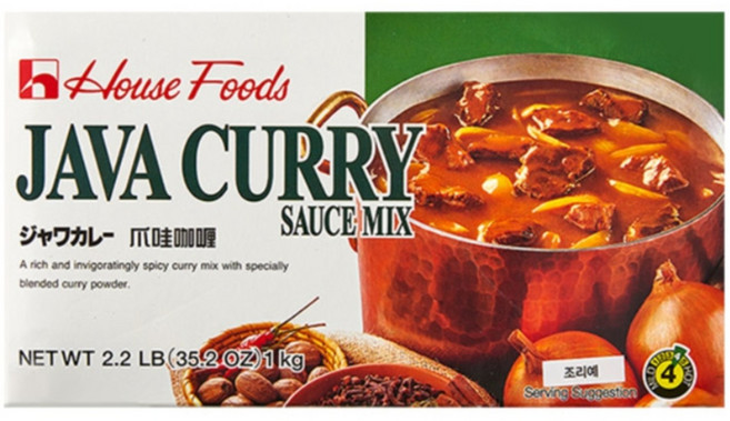 하우스식품 자바카레, 1kg, 10개