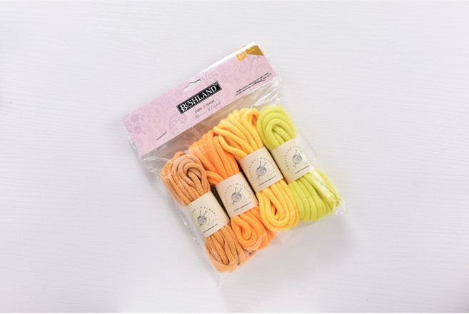 4mm 청키코드 4in1 소분 세트 위빙 앤 마크라메 팔찌 매듭 키링 뜨개 재료 부자재 로프, 1개, 07.만다린