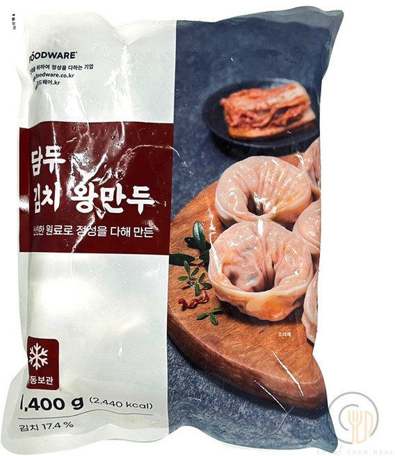담두 김치왕만두 1.4kg, 1개