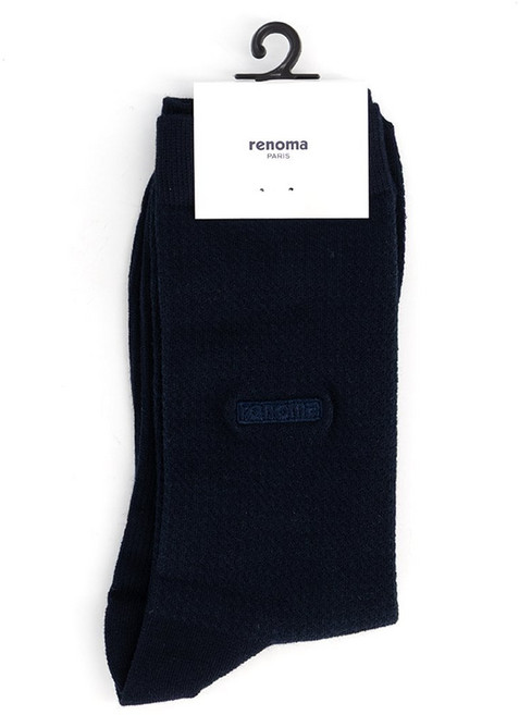 [백화점 정품] 레노마 레노마-면 장목 하운드투스체크 신사양말 [RQSSO1003-NY]