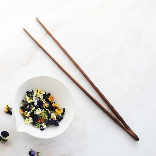 포이티 꽃차 집게 대나무 차집게, 1개 - 쿠팡