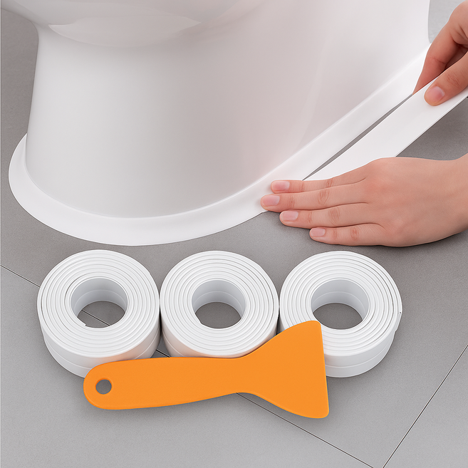 리치라라 곰팡이방지 욕실 방수테이프+스크래퍼, 3개
