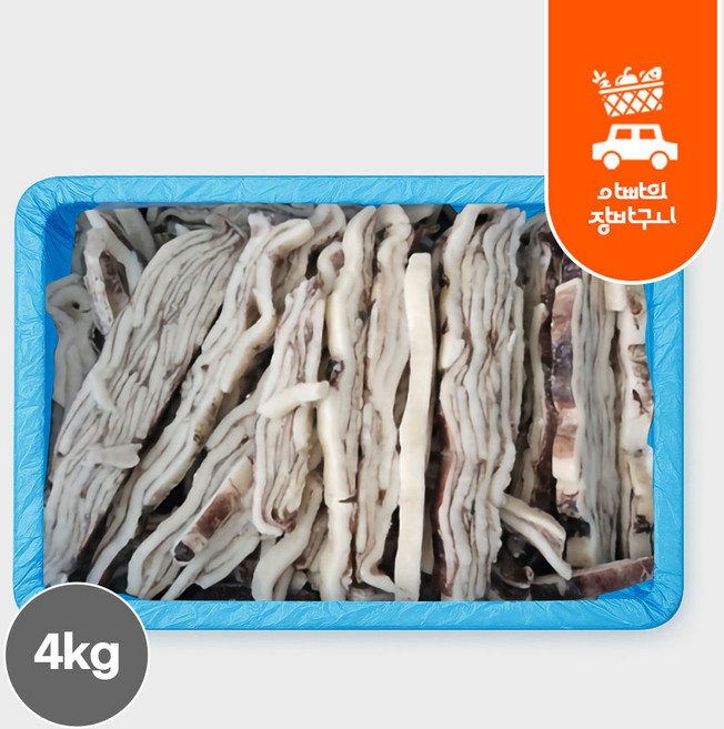적도 오징어채 4kg 냉동오징어채 몸채 귀채 중국산 몸귀채, 적도오징어 몸/귀채4kg(중국)