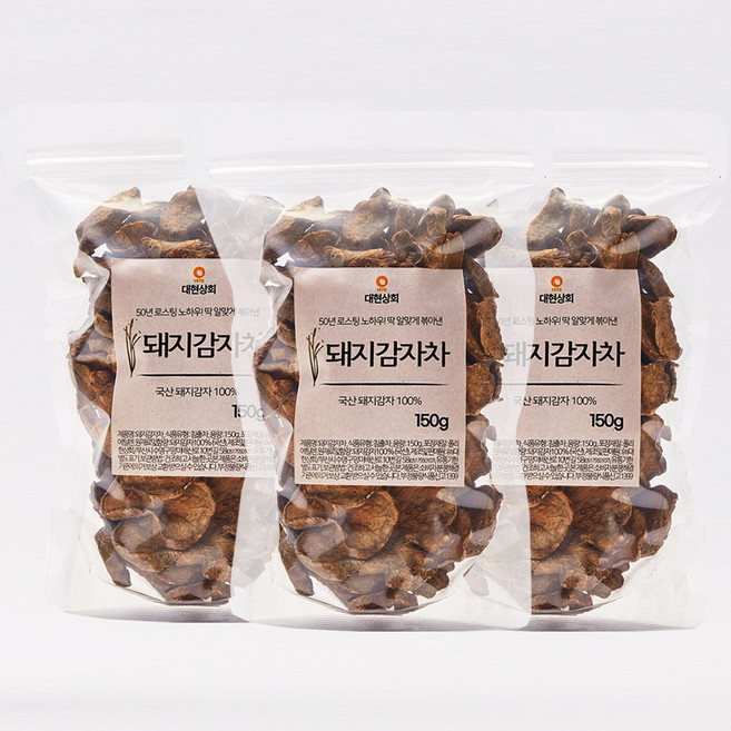 대현상회 국산 돼지감자차 150g x 3개