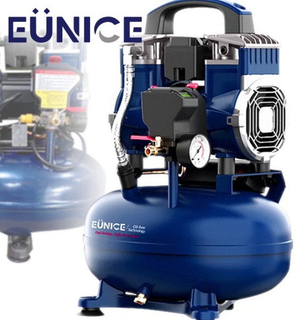 유니스 콤프레샤 3마력급 컴프레셔 EN-3010 오일리스 저소음 스틸 에어 콤프 탱크 1180W, 1개