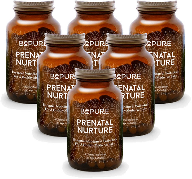 비퓨어(BePure) 비퓨어 프리네이털 너쳐 (임신/수유기 영양제) 90 캡슐 X 6개, 540캡슐, 1세트, 90정
