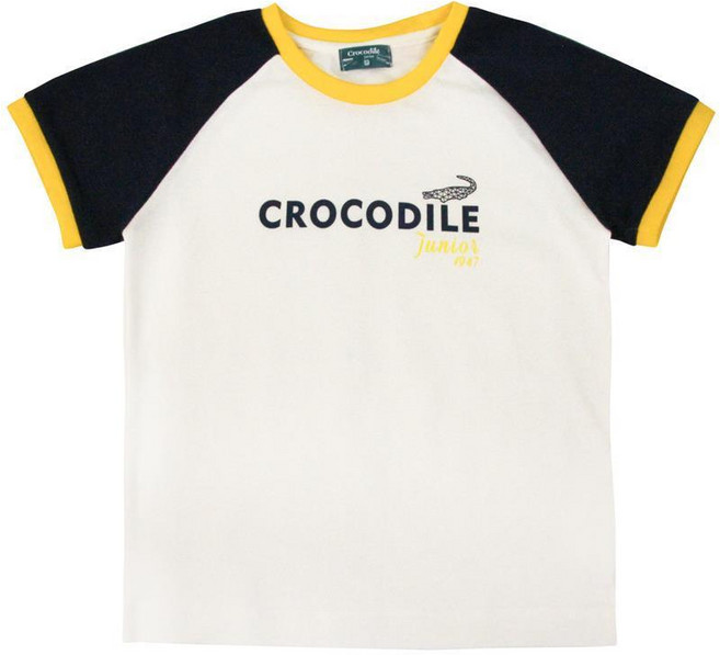 Crocodile Junior 品牌LOGO印圖拉克蘭袖T恤