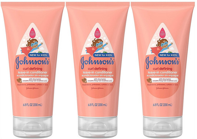 Johnson's Baby Curl Defining 존슨즈 베이비 컬 디파잉 6.8oz(200ml) 3팩, 1개, 1ml