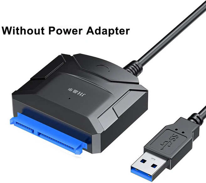 SATA에서 USB 3 0 케이블 어댑터 2 5 인치 외장 HDD SSD 하드 드라이브 SATA Sata III 코드 변환기, 05 Without adapter, 10 V2 Without adapter, 10 V2 Without adapter