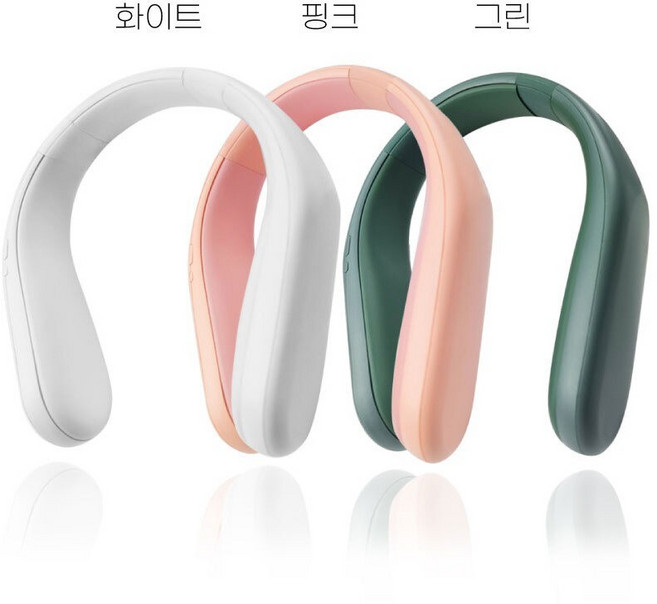 한일 usb 휴대용 넥히터 넥워머 목난로 발열 온열 미니 충전식 목걸이형 캠핑용, 화이트 넥히터 1개