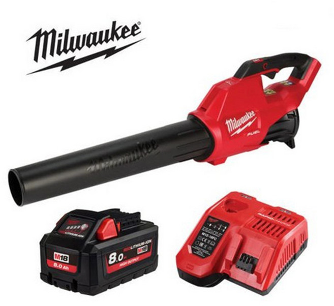 밀워키 M18 FBLG3-801 무선 대포 블로워 18V 송풍기 배터리(8.0) 1개 세트 세차 제설 낙엽, 본품 + 배터리1개