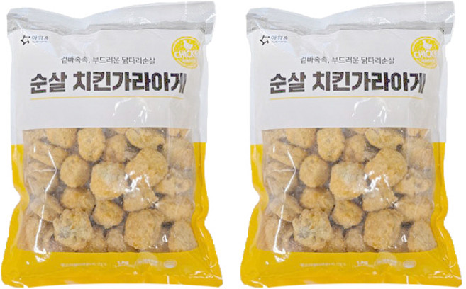 아워홈 순살 치킨가라아게 1kg x 2개