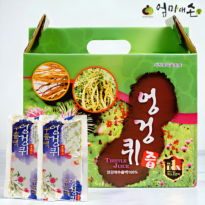 국산 토종 엉겅퀴진액 2개월분 엉겅퀴추출물 엉겅취즙 효능 효과 건강즙선물세트, 6L, 1박스