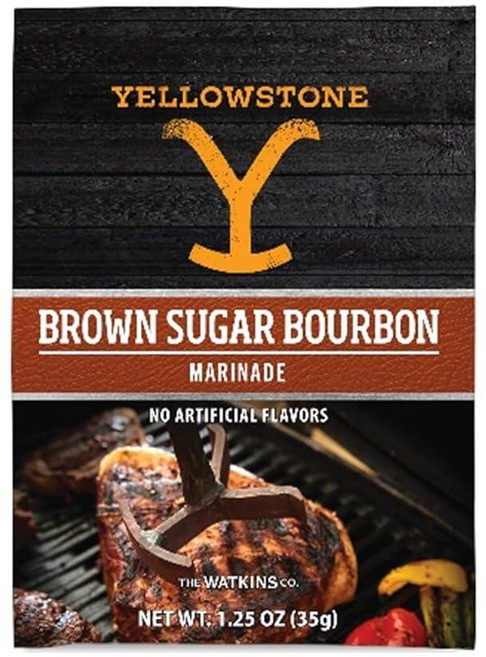 Yellowstone 브라운 슈가 버번 마리네이드 35.4g(1.2온스) (12개 팩) 212802, 35g