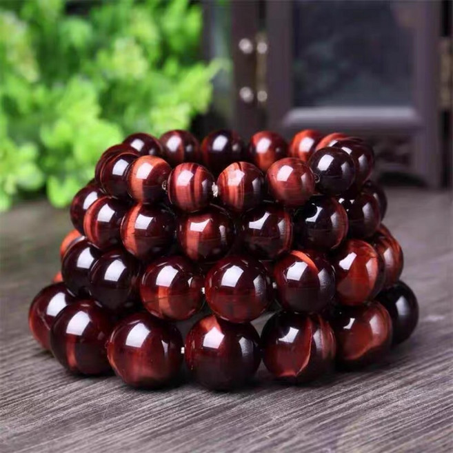 泓潤 5a 虎眼石手珠 紅虎眼 天然水晶 10mm