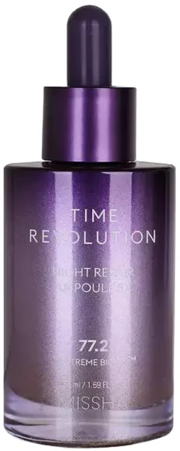미샤 타임 레볼루션 나이트 리페어 앰플 5X 50ml, 1개 - 쿠팡