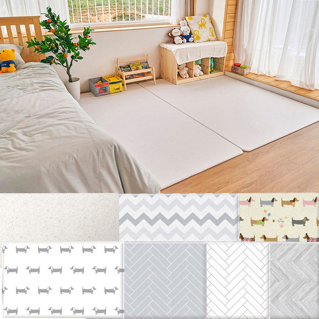 고려화학 에코 PVC 놀이방매트 140x200x1.5cm층간소음매트 방음매트 거실매트 유아매트, 2.포레스트