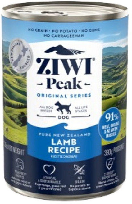 지위픽 전연령 독 주식캔, 양, 390g, 1개