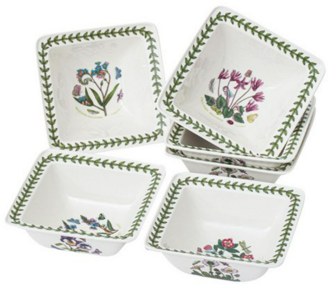 포트메리온 보타닉 가든 사각볼 16.5cm, 혼합색상, 6개