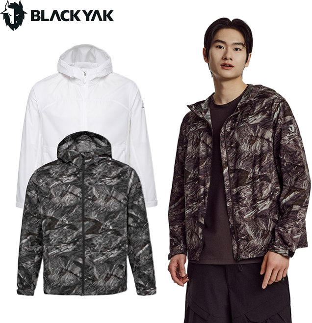 블랙야크 남성 택티컬 에어 텍스쳐드 자켓 여름 등산 초경량 바람막이 잠바 1BYJKMV010