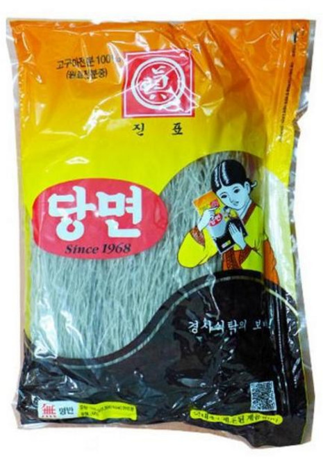 진표 당면 1kg x 10개 1박스, 1