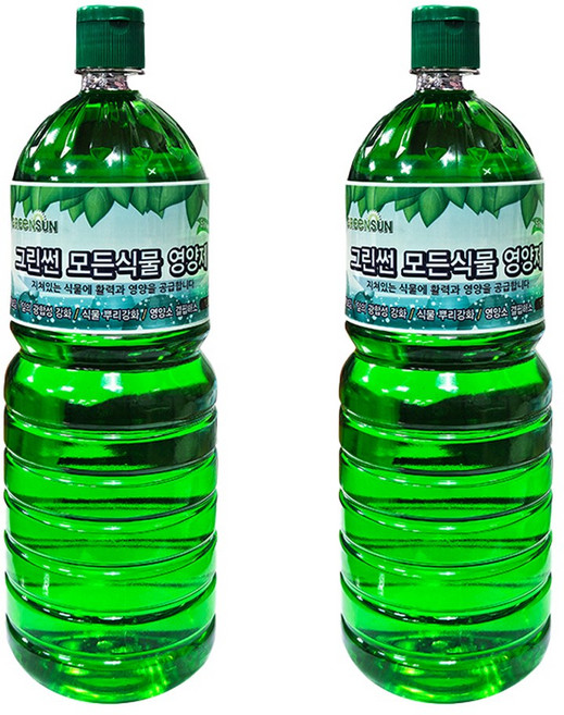 원예나라 모든 식물용 영양공급제 고급 식물영양제 액체영양제, 2세트, 1.8L