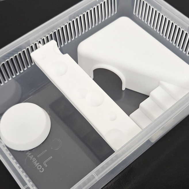 크레마루 치즈 사육장 JIF 적재형 케이지 풀세트, 1개, 화이트