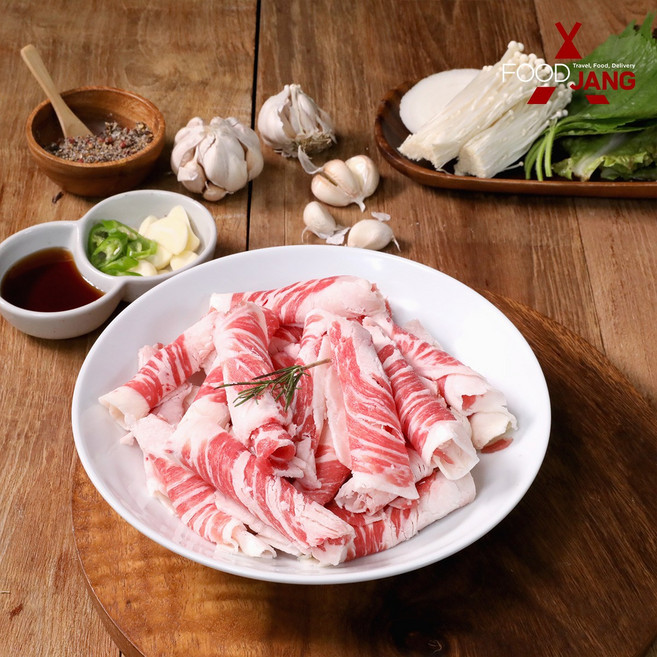 푸드장 블랙비프 소고기 부위별, 1개, 차돌박이 250g