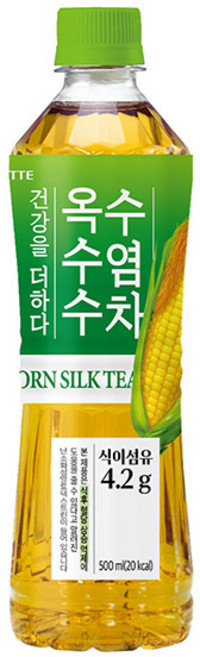 롯데칠성음료 건강을 더하다 옥수수수염차, 500ml, 6개