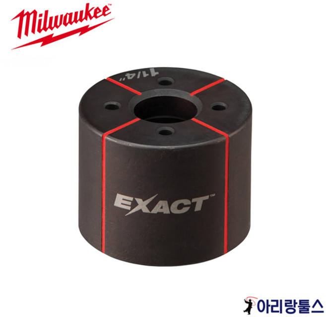 밀워키 49-16-2666 1-1/4인치 다이스 M18 HKP-202C용 유압천공기, 1개