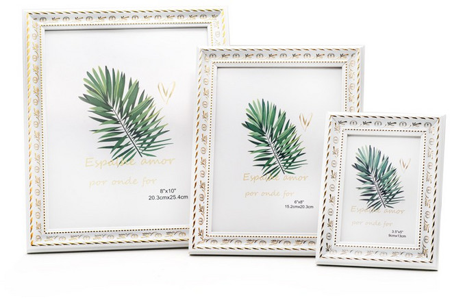 엔틱 사진액자 클래식프레임 레트로 CHK-103, 1개, 엔틱화이트