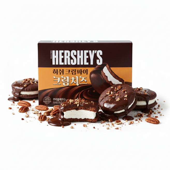 허쉬 크림파이 크림치즈 케익, 224g, 3개