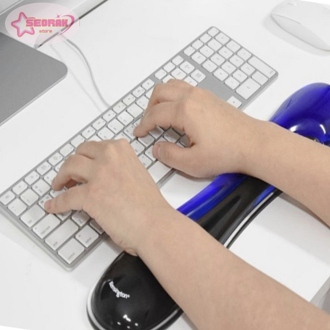 서락 켄싱턴 키보드패드 듀오 젤 손목쿠션, 레드, 1개