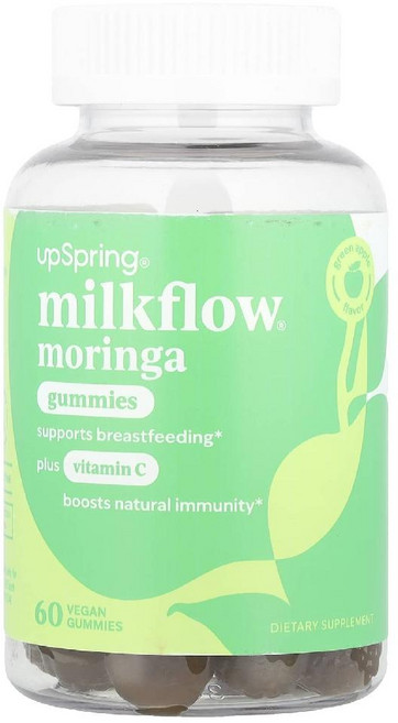 업스프링 모링가 구미젤리 비타민C 함유 Moringa Gummies 청사과맛 60개