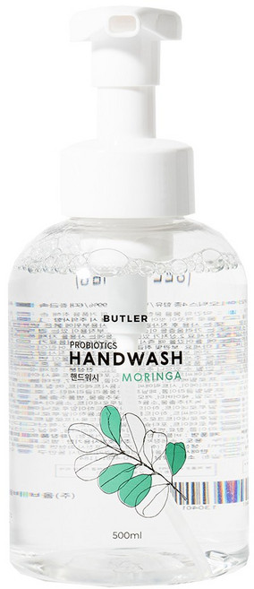 버틀러 거품타입 핸드워시 모링가향, 500ml, 1개