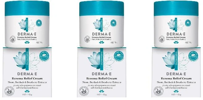 DERMA-E 엑지마 릴리프 크림 113g 3팩 - 쿠팡