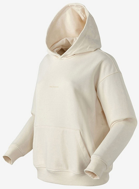 뉴발란스 여성용 후드티 면 폴리에스테르 혼방 NBN0C4S032 아이보리