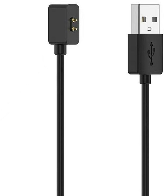 小米手環8磁吸充電線, 1個, 小米手環8/9通用充電線 100cm, 黑色