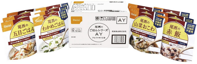 오니시식품 오니시의 밥 시리즈 AY 12개입, 1개