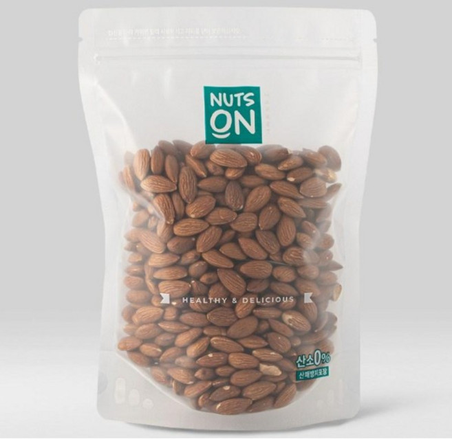 너츠온 고소하게 구운 아몬드/ 프리미엄 캘리포니아산 아몬드/ 로스팅 아몬드/ 볶은 아몬드, 700g, 1개
