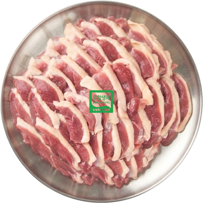 [억수로상회] 무항생제 오리 생육 오리로스용 생고기, 2개, 500g