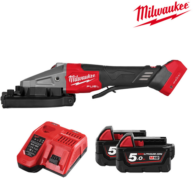 밀워키 철근컷터 M18 FRBCO32-502X 32mm 18V 5.0Ah 배터리 충전기 세트 금속 철 컷터기 커터 컷팅기 절삭기